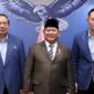 Presiden Prabowo Subianto bersama Susilo Bambang Yudhoyono (SBY) dan Agus Harimurti Yushoyono (AHY. (Facebook.com @Agus Yudhoyono)