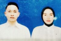 Jurnalis Newsway.co.id Juwita dan kekasihnya, anggota TNI AL Kelasi Satu Jumran. (Dok. Ist)