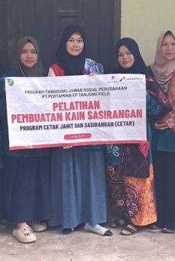 Pertamina EP Latih UMKM Desa Masukau Produksi Kain Sasirangan Bernilai Tinggi