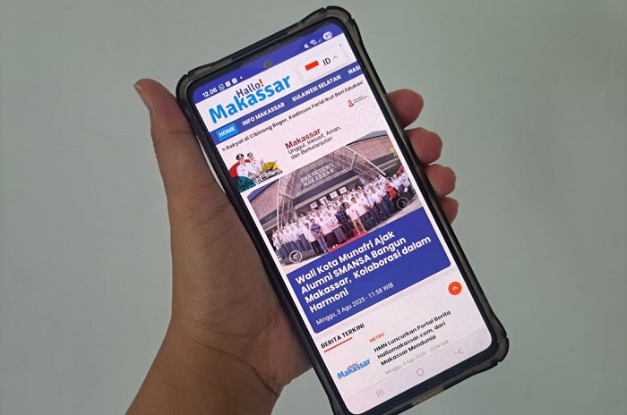 Peluncuran Hallomakassar.com yang berlangsung pada awal Agustus 2025. (Dok. Hallomakassar.com)