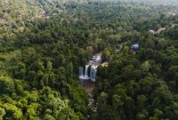 Air terjun tersembunyi di tengah lebatnya Hutan Pegunungan Meratus, Kalimantan Selatan, menjadi salah satu daya tarik utama bagi para petualang yang mencari ketenangan dan keindahan alam. Keasrian ekosistem Meratus menawarkan pemandangan menakjubkan yang memanjakan mata serta menenangkan jiwa para pengunjung.