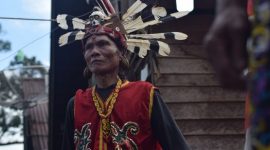 Anak-anak diayun dalam balutan kain dan hiasan janur kuning yang memukau, sebuah pemandangan khas tradisi Baayun Mulud di Kalimantan Selatan. Ritual ini dilaksanakan sebagai bentuk syukur dan permohonan keselamatan bagi sang buah hati.
