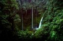 Pemandangan hijau membentang Pegunungan Meratus dari ketinggian, memperlihatkan hutan lebat yang menjadi paru-paru penting bagi pulau Kalimantan. Hamparan pepohonan ini adalah rumah bagi keanekaragaman hayati dan masyarakat adat yang menjaga tradisi kuno mereka.