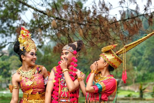 Ilustrasi seorang Raden dalam balutan busana tradisional Jawa yang anggun, melambangkan kebijaksanaan dan kemuliaan para tokoh bangsawan dalam berbagai cerita rakyat Indonesia yang kaya akan nilai luhur. Gambaran ini merefleksikan estetika dan karakter utama dari para pahlawan legendaris yang menginspirasi banyak generasi.
